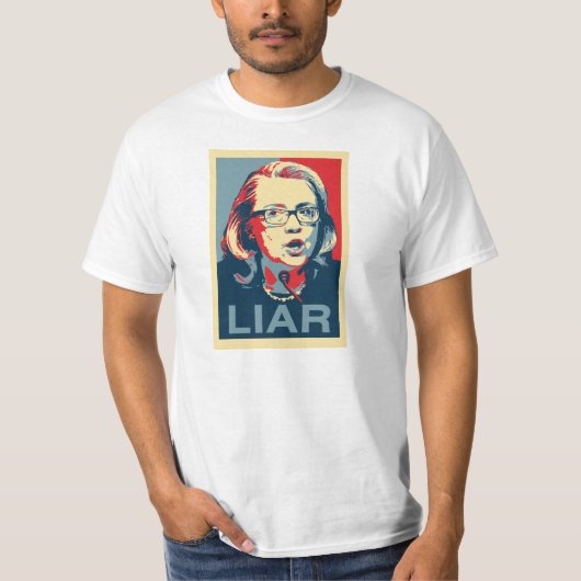 Hillary: LIAR T-shirt (Voorkant)