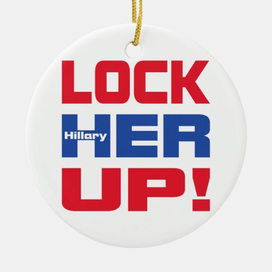 HILLARY LOCK HAAR OP KERAMISCH ORNAMENT (Voorkant)