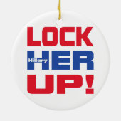 HILLARY LOCK HAAR OP KERAMISCH ORNAMENT (Achterkant)