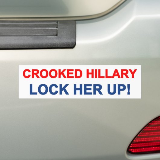 Hillary Lock heeft haar opgesloten Bumpersticker (Op auto)