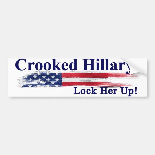 Hillary Lock heeft haar opgesloten Bumpersticker (Voorkant)
