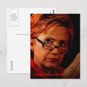 Hillary Marx Clinton Briefkaart (Voorkant / Achterkant)