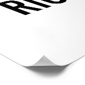 Hillary - Meisjes willen gewoon grondrechten hebbe Poster (Hoek)