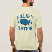 HILLARY NATION.png T-shirt (Achterkant)