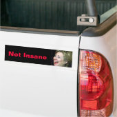 Hillary Niet Gek Bumpersticker (Op Truck)