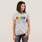 Hillary Pantsuit Pride - LHBT voor Hillary T-shirt (Voorkant volledig)
