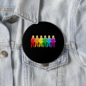 Hillary Pantsuit Pride - Ronde Button 4,0 Cm (In situ)