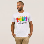 Hillary Pantsuit Pride - Yasss Koningin T-shirt (Voorkant volledig)