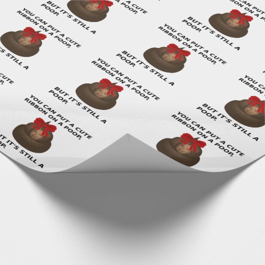 Hillary Poop Cadeaupapier (Hoek)