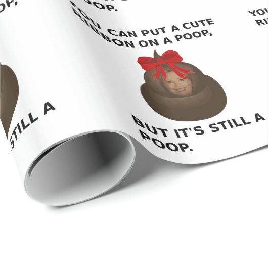Hillary Poop Cadeaupapier (Rol Hoek)