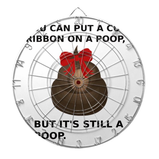 Hillary Poop Dartbord (Voorkant)