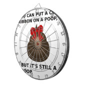 Hillary Poop Dartbord (Voorkant Rechts)