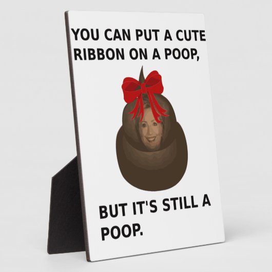 Hillary Poop Fotoplaat (Zijkant)