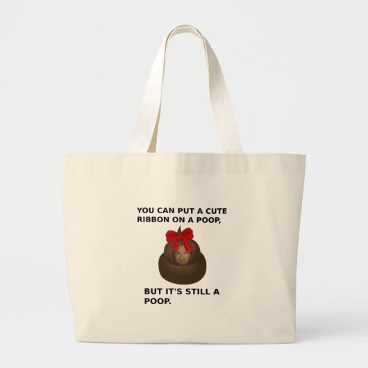 Hillary Poop Grote Tote Bag (Voorkant)