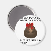 Hillary Poop Magneet (Voorkant / Achterkant)