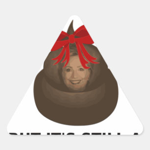 Hillary Poop Sticker