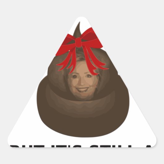 Hillary Poop Sticker (Voorkant)
