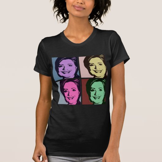 HILLARY POP ART 2 -.png T-shirt (Voorkant)