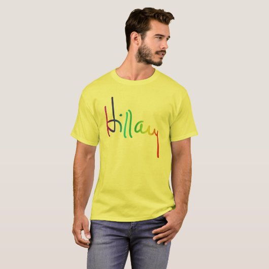 Hillary Pride Rainbow -.png T-shirt (Voorkant volledig)