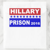Hillary Prison 2016 populaire politieke stickers (Tas)