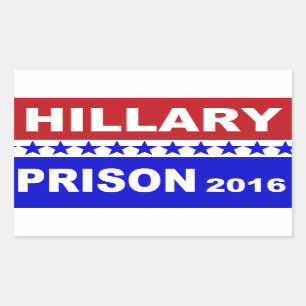 Hillary Prison 2016 populaire politieke stickers