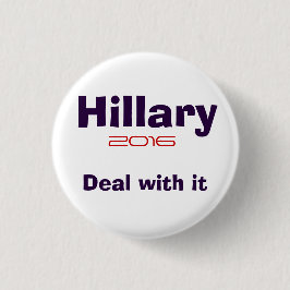 Hillary R Clinton 2016 Ronde Button 3,2 Cm