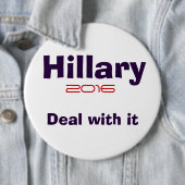 Hillary R Clinton 2016 Ronde Button 6,0 Cm (In situ)