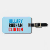 Hillary Rodham Clinton Bagagelabel (Voorkant horizontaal)