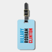 Hillary Rodham Clinton Bagagelabel (Voorkant verticaal)
