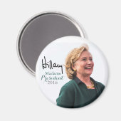 Hillary Rodham Clinton Madame President magneet (Voorkant / Achterkant)