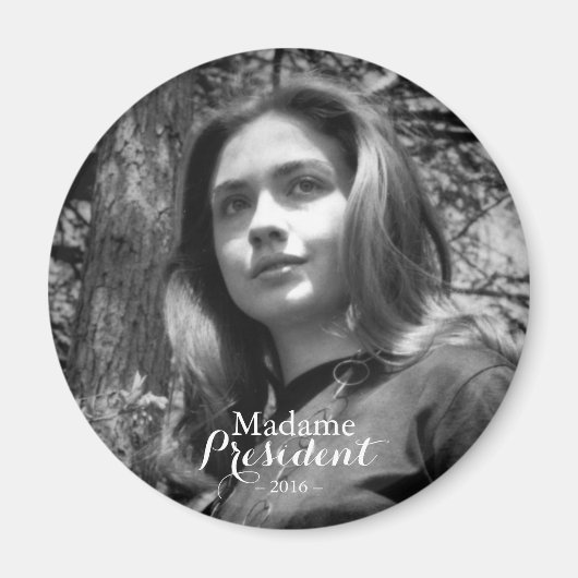 Hillary Rodham Clinton Madame President magneet (Voorkant)