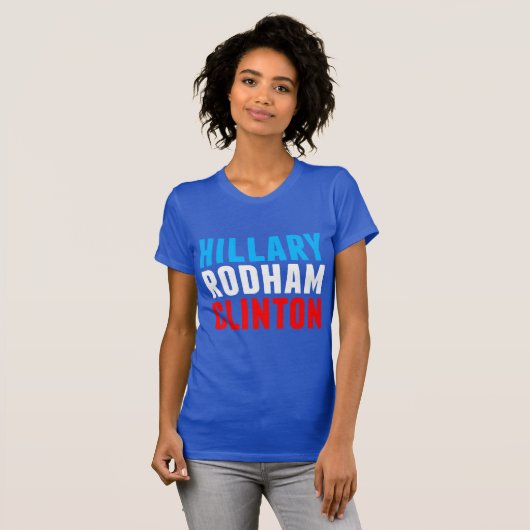 Hillary Rodham Clinton T-shirt (Voorkant volledig)