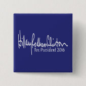 Hillary Rodham Clinton voor Button President 2016 (Voorkant)