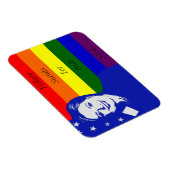 Hillary staat voor Pride Magneet (Rechterzijde)