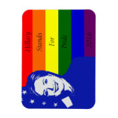 Hillary staat voor Pride Magneet (Verticaal)