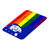 Hillary staat voor Pride Magneet (Linkerzijde)