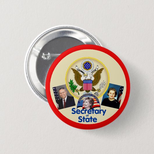 Hillary State Button (Voorkant /achterkant)