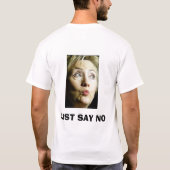 hillary t-shirt stoppen (Achterkant)
