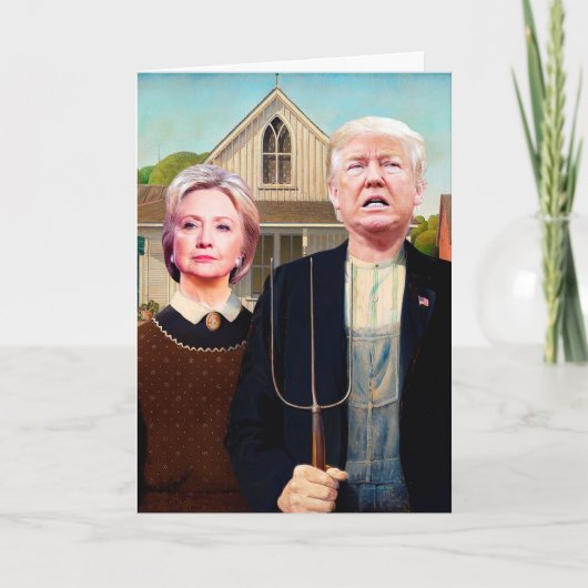 Hillary & Trump politiek correcte Kaart (Voorkant)