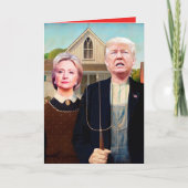 Hillary & Trump politiek correcte Kaart (Voorkant)