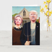 Hillary & Trump politiek correcte Kaart (Gele Bloem)