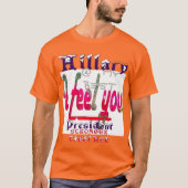 Hillary USA@ MY Best Ik voel je samen sterker T-shirt (Voorkant)