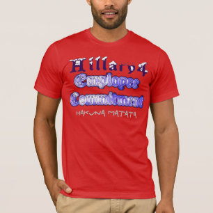 Hillary USA stemt president Werknemersverbintenis T-shirt