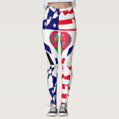 Hillary USA voor President zijn we samen sterker Leggings (Voorkant)