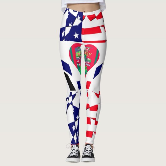 Hillary USA voor President zijn we samen sterker Leggings (Voorkant)