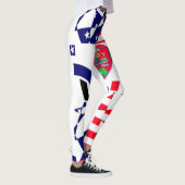 Hillary USA voor President zijn we samen sterker Leggings (Rechts)