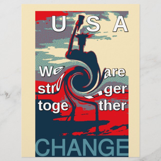 Hillary USA, we zijn sterker samen (Voorkant)
