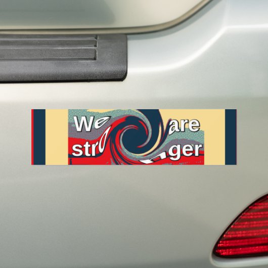 Hillary USA, we zijn sterker samen Bumpersticker (Op auto)