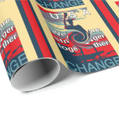 Hillary USA, we zijn sterker samen Cadeaupapier (Rol Hoek)