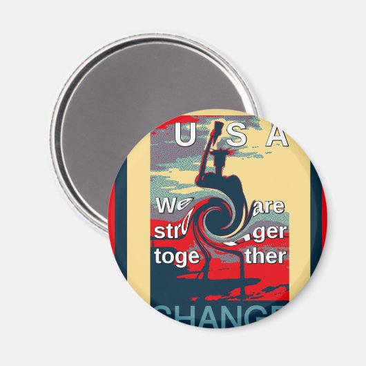 Hillary USA, we zijn sterker samen Magneet (Voorkant / Achterkant)